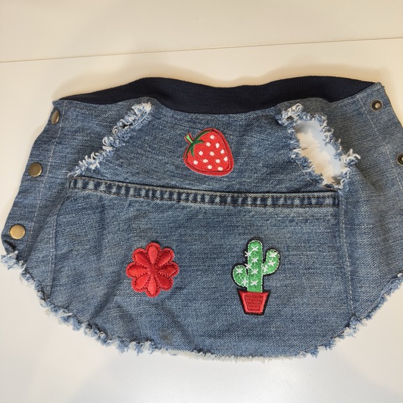 Dog Denim Vest, Size S For Small Dogs, Hand Made, For Chihuahuas Or Cats. - Picture 5 of 10